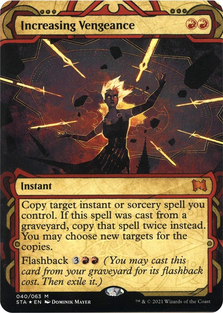 Increasing Vengeance (Foil Etched) (40) [Strixhaven: Mystical Archives]