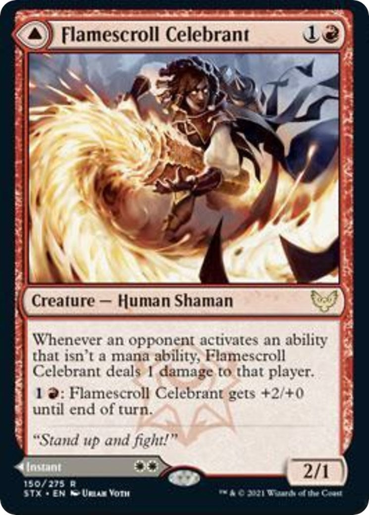 Image for Flamescroll Celebrant (150) [Strixhaven: School of Mages] - Magic: The Gathering