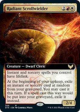 Image for Radiant Scrollwielder (Extended Art) (350) [Strixhaven: School of Mages] - Magic: The Gathering