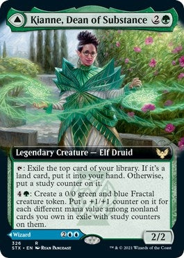 Image for Kianne, Dean of Substance (Extended Art) (326) [Strixhaven: School of Mages] - Magic: The Gathering