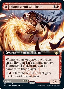 Flamescroll Celebrant (Extended Art) (324) [Strixhaven: School of Mages]