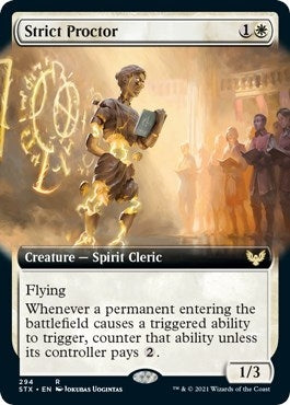 Image for Strict Proctor (Extended Art) (294) [Strixhaven: School of Mages] - Magic: The Gathering