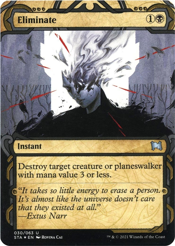 Image for Eliminate (Foil Etched) (30) [Strixhaven: Mystical Archives] - Magic: The Gathering