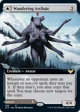 Image for Wandering Archaic (Extended Art) (286) [Strixhaven: School of Mages] - Magic: The Gathering