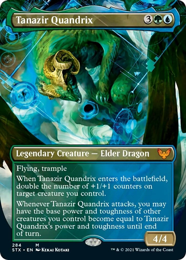 Image for Tanazir Quandrix (Borderless) (284) [Strixhaven: School of Mages] - Magic: The Gathering
