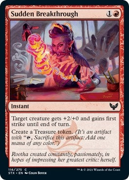 Image for Sudden Breakthrough (116) [Strixhaven: School of Mages] - Magic: The Gathering
