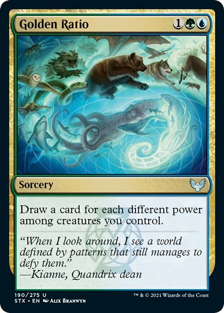 Image for Golden Ratio (190) [Strixhaven: School of Mages] - Magic: The Gathering