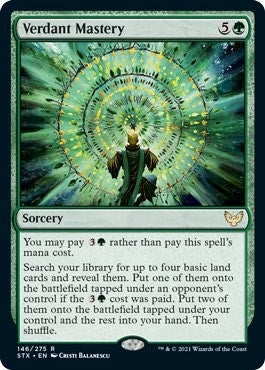 Image for Verdant Mastery (146) [Strixhaven: School of Mages] - Magic: The Gathering