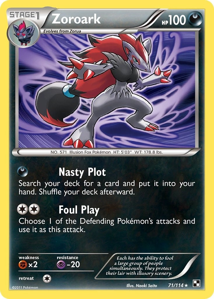 Image for Zoroark (071/114) [Deck Exclusives] - Pokemon
