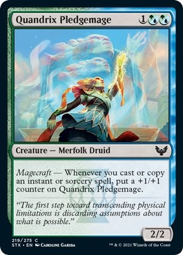 Image for Quandrix Pledgemage (219) [Strixhaven: School of Mages] - Magic: The Gathering