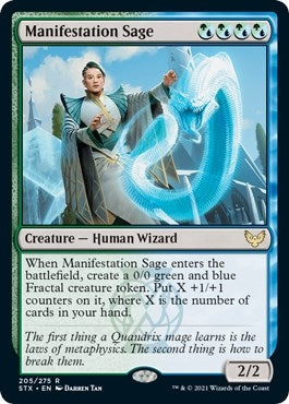 Image for Manifestation Sage (205) [Strixhaven: School of Mages] - Magic: The Gathering