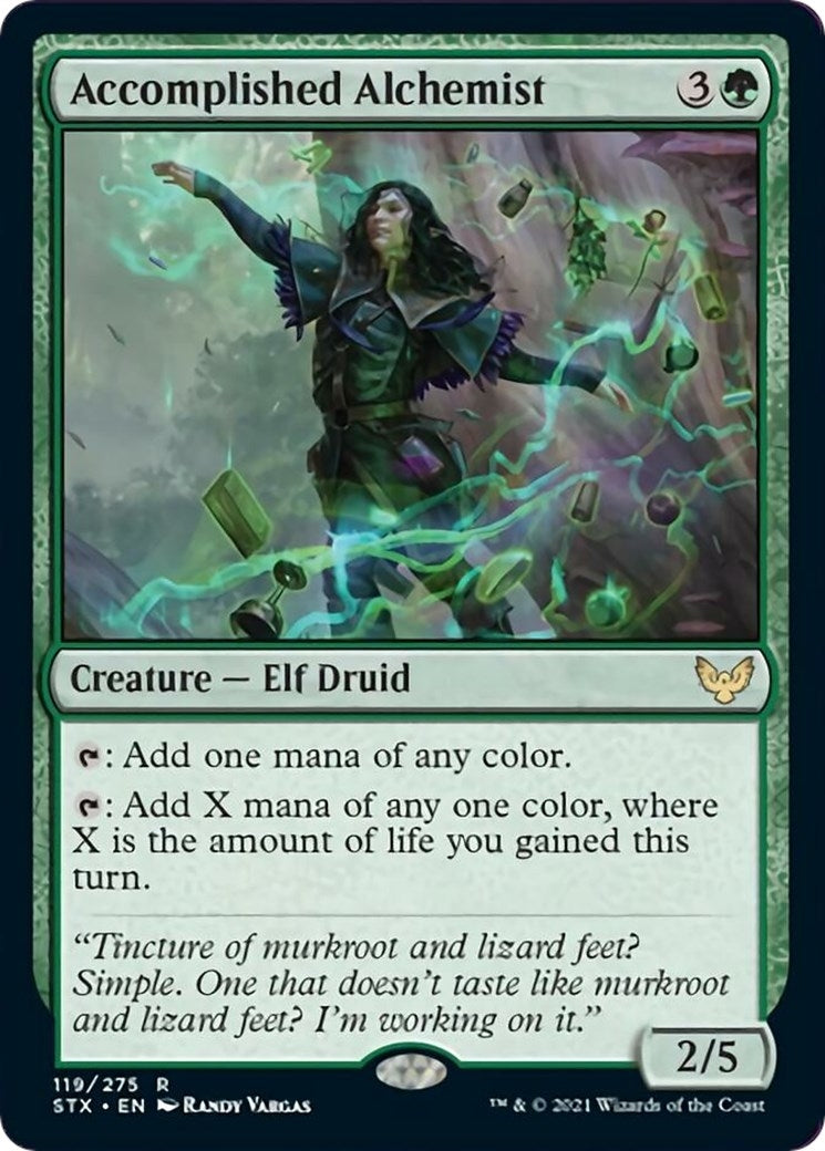 Image for Accomplished Alchemist (119) [Strixhaven: School of Mages] - Magic: The Gathering