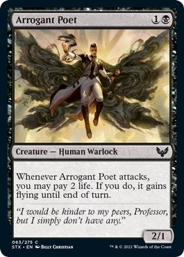 Image for Arrogant Poet (63) [Strixhaven: School of Mages] - Magic: The Gathering