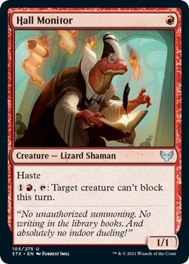 Image for Hall Monitor (105) [Strixhaven: School of Mages] - Magic: The Gathering