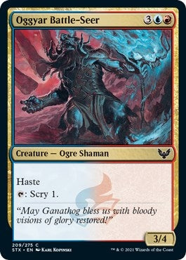 Image for Oggyar Battle-Seer (209) [Strixhaven: School of Mages] - Magic: The Gathering