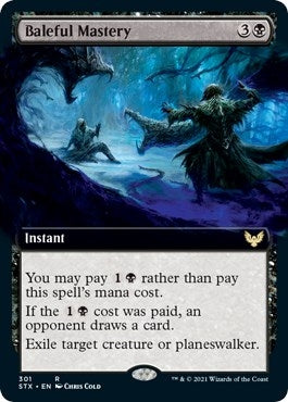 Image for Baleful Mastery (Extended Art) (301) [Strixhaven: School of Mages] - Magic: The Gathering