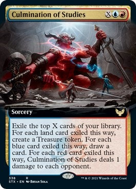 Image for Culmination of Studies (Extended Art) (338) [Strixhaven: School of Mages] - Magic: The Gathering