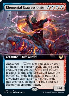 Image for Elemental Expressionist (Extended Art) (342) [Strixhaven: School of Mages] - Magic: The Gathering