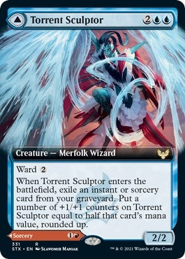 Image for Torrent Sculptor (Extended Art) (331) [Strixhaven: School of Mages] - Magic: The Gathering