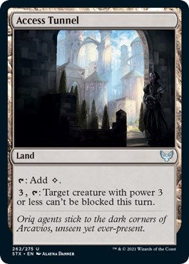 Image for Access Tunnel (262) [Strixhaven: School of Mages] - Magic: The Gathering
