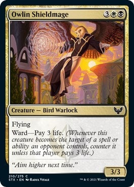 Image for Owlin Shieldmage (210) [Strixhaven: School of Mages] - Magic: The Gathering