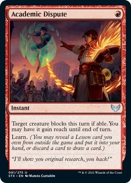 Image for Academic Dispute (91) [Strixhaven: School of Mages] - Magic: The Gathering