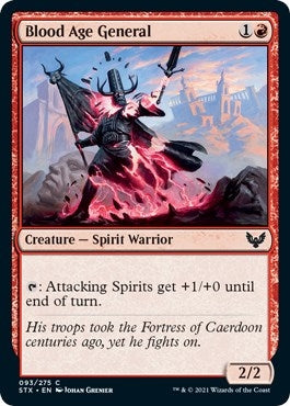 Image for Blood Age General (93) [Strixhaven: School of Mages] - Magic: The Gathering