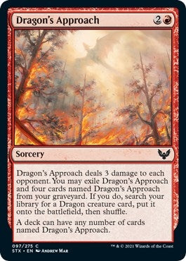 Image for Dragon's Approach (97) [Strixhaven: School of Mages] - Magic: The Gathering