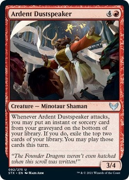 Image for Ardent Dustspeaker (92) [Strixhaven: School of Mages] - Magic: The Gathering