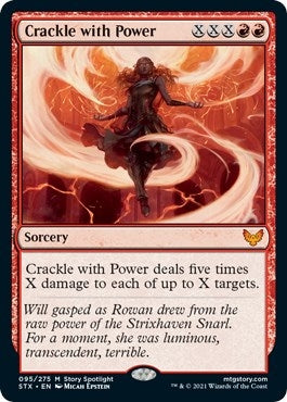 Image for Crackle with Power (95) [Strixhaven: School of Mages] - Magic: The Gathering