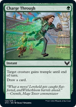 Image for Charge Through (124) [Strixhaven: School of Mages] - Magic: The Gathering