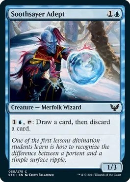 Image for Soothsayer Adept (55) [Strixhaven: School of Mages] - Magic: The Gathering