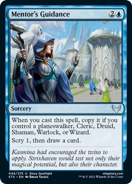 Image for Mentor's Guidance (46) [Strixhaven: School of Mages] - Magic: The Gathering