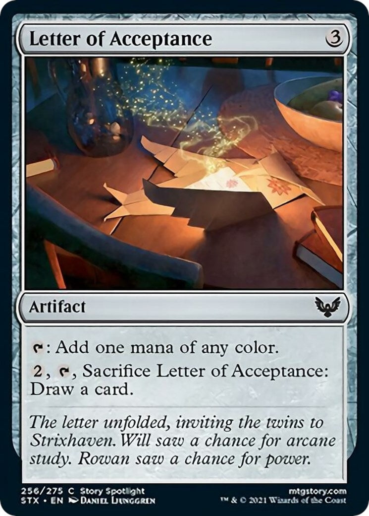 Image for Letter of Acceptance (256) [Strixhaven: School of Mages] - Magic: The Gathering