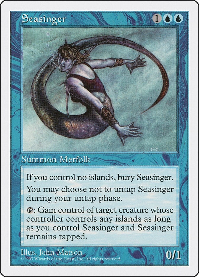Image for Seasinger [Fifth Edition] - Magic: The Gathering