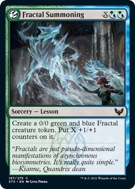 Fractal Summoning (187) [Strixhaven: School of Mages]
