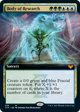 Image for Body of Research (Extended Art) (336) [Strixhaven: School of Mages] - Magic: The Gathering