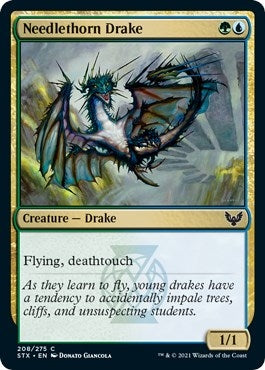 Image for Needlethorn Drake (208) [Strixhaven: School of Mages] - Magic: The Gathering