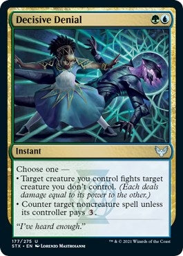 Image for Decisive Denial (177) [Strixhaven: School of Mages] - Magic: The Gathering