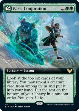 Image for Basic Conjuration (Extended Art) (315) [Strixhaven: School of Mages] - Magic: The Gathering