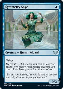 Image for Symmetry Sage (56) [Strixhaven: School of Mages] - Magic: The Gathering