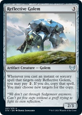 Image for Reflective Golem (257) [Strixhaven: School of Mages] - Magic: The Gathering