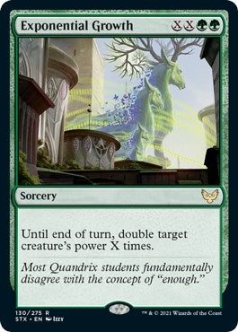 Image for Exponential Growth (130) [Strixhaven: School of Mages] - Magic: The Gathering