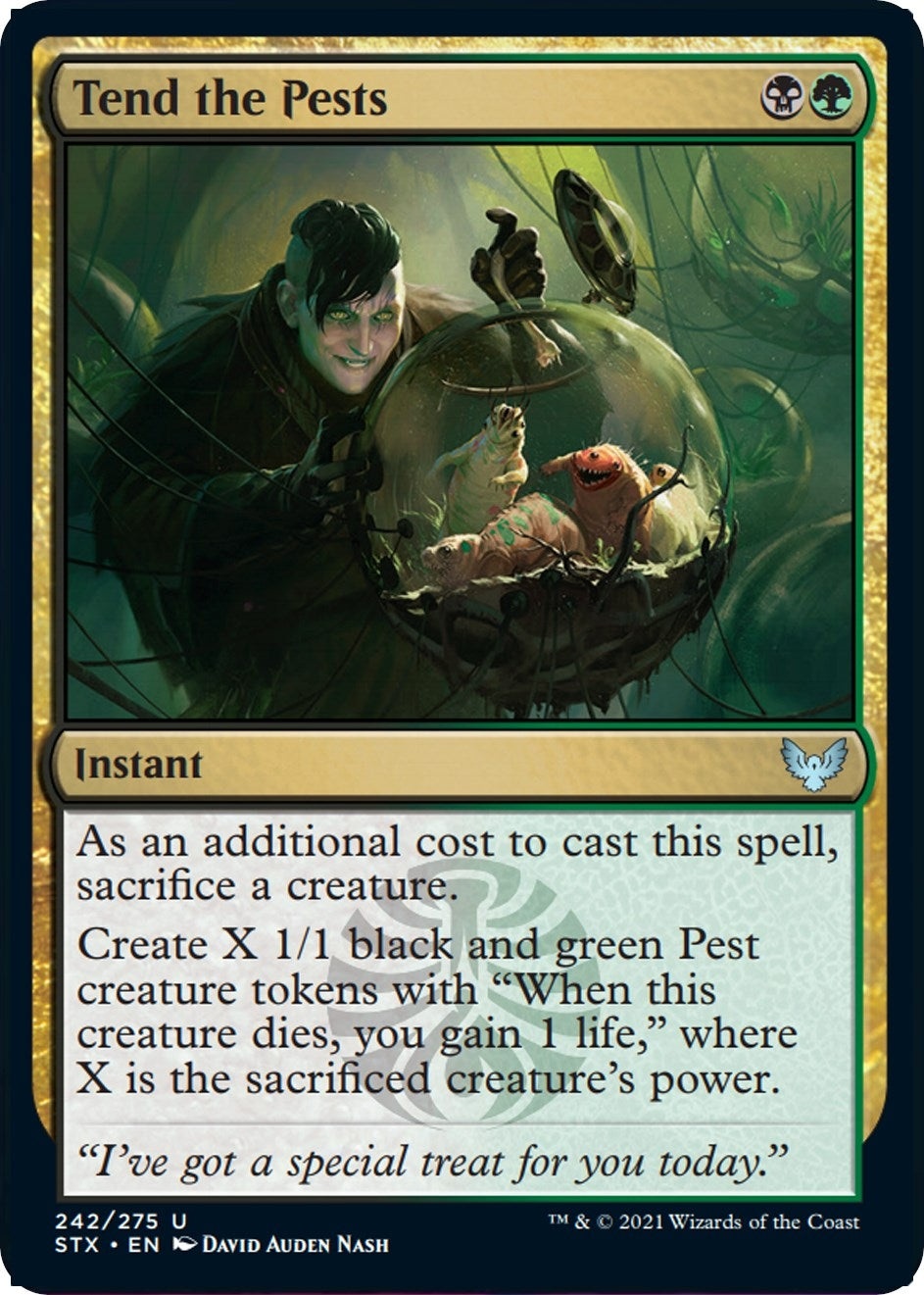 Image for Tend the Pests (242) [Strixhaven: School of Mages] - Magic: The Gathering