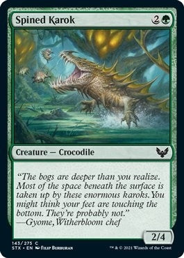 Image for Spined Karok (143) [Strixhaven: School of Mages] - Magic: The Gathering