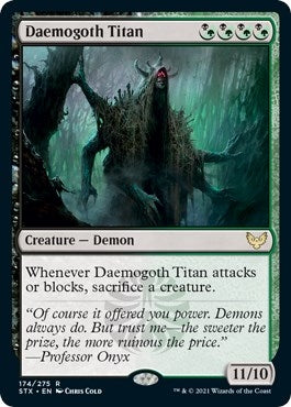 Image for Daemogoth Titan (174) [Strixhaven: School of Mages] - Magic: The Gathering