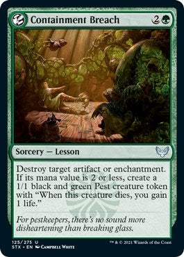 Image for Containment Breach (125) [Strixhaven: School of Mages] - Magic: The Gathering