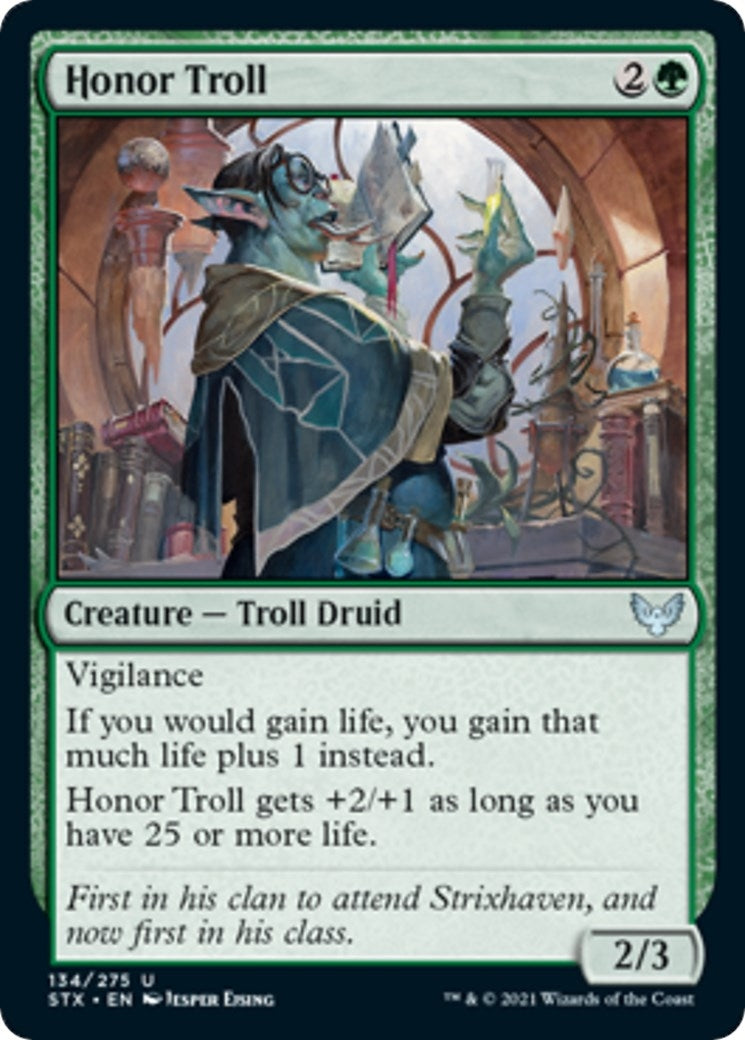 Image for Honor Troll (134) [Strixhaven: School of Mages] - Magic: The Gathering