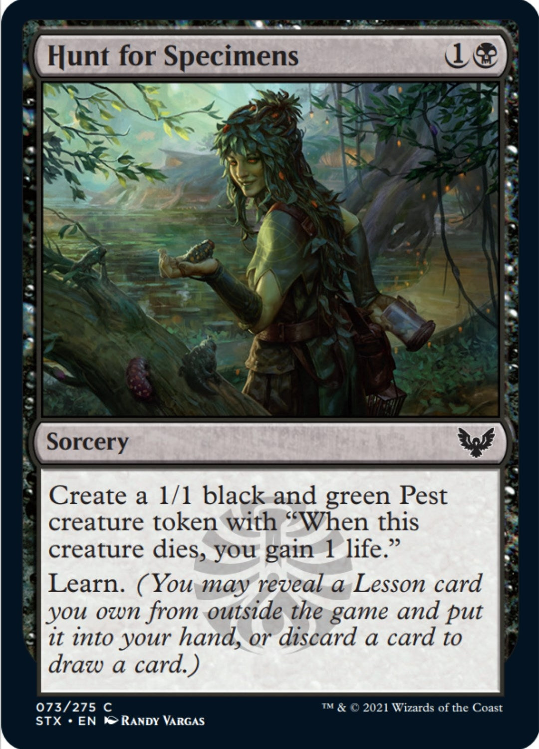 Image for Hunt for Specimens (73) [Strixhaven: School of Mages] - Magic: The Gathering