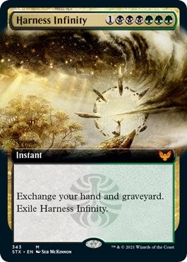 Image for Harness Infinity (Extended Art) (343) [Strixhaven: School of Mages] - Magic: The Gathering
